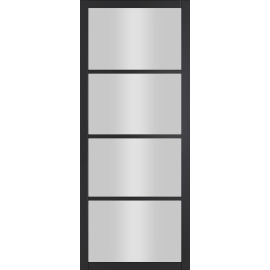 Seadec Ailesbury Black Opaque Glass Door