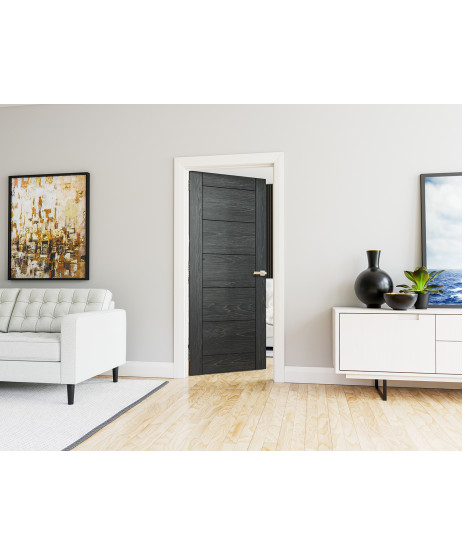 HP12BB Brushed Black Oak Door HP12BB Brushed Black Oak Door