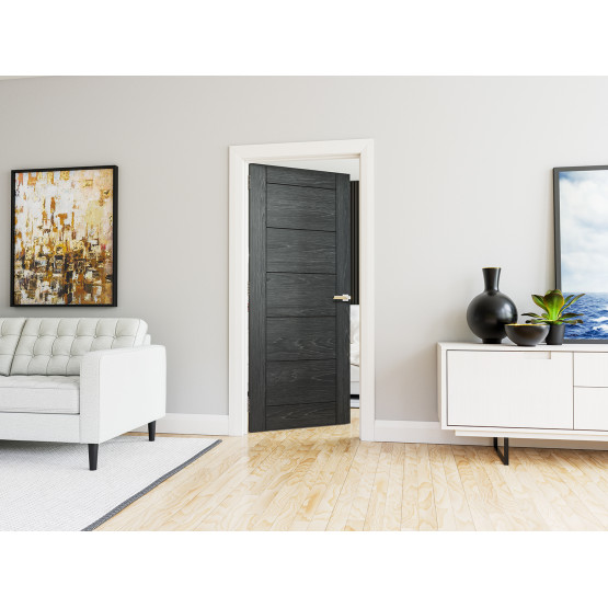 HP12BB Brushed Black Oak Door HP12BB Brushed Black Oak Door