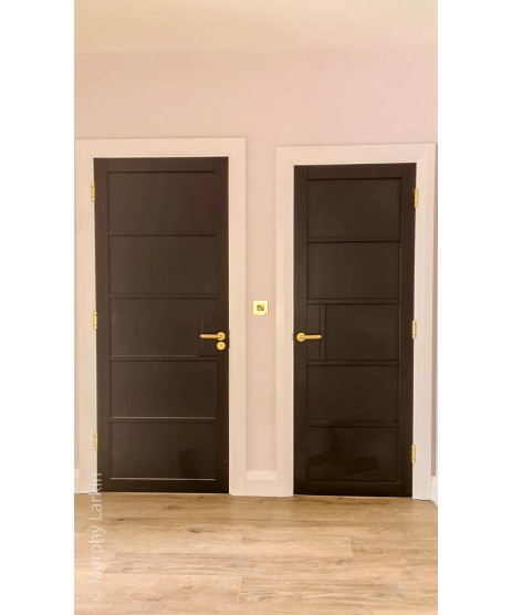 Deanta NM31 Black Solid Door