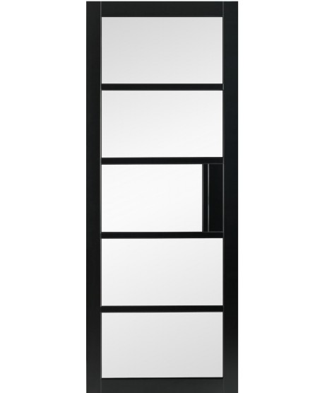 Deanta NM31G Black Glass Door