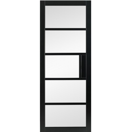  Deanta NM31G Black Glass Door