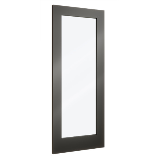 Deanta NM6G Black Shaker Frosted Glass