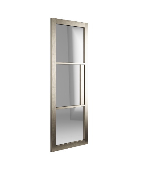  3P Bronze Clear Glass Door