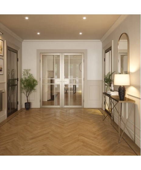  Monaco Bronze Clear Glass Door