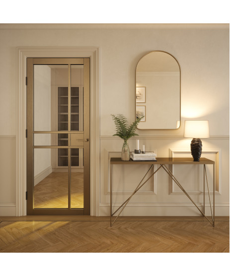  Monaco Bronze Clear Glass Door