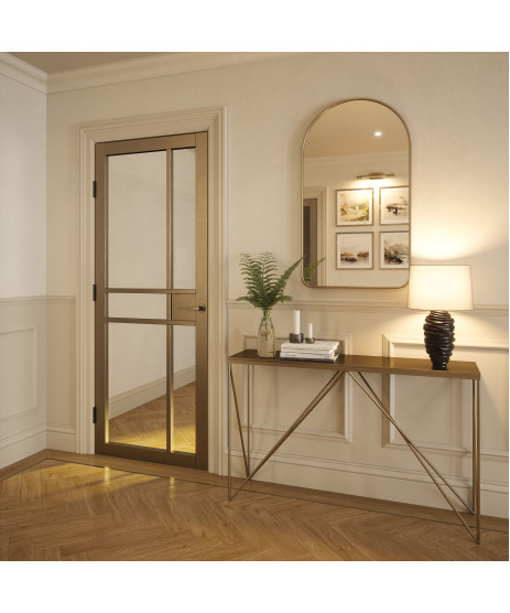  Monaco Bronze Clear Glass Door