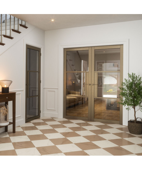3P Bronze Clear Glass Door 3P Bronze Clear Glass Door