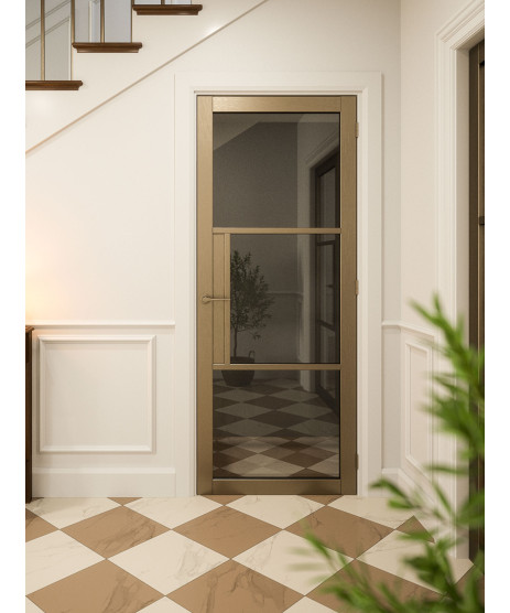 3P Bronze Clear Glass Door 3P Bronze Clear Glass Door