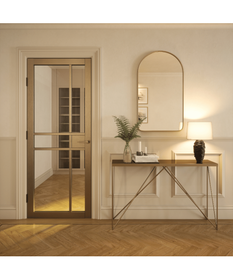  Monaco Bronze Clear Glass Door