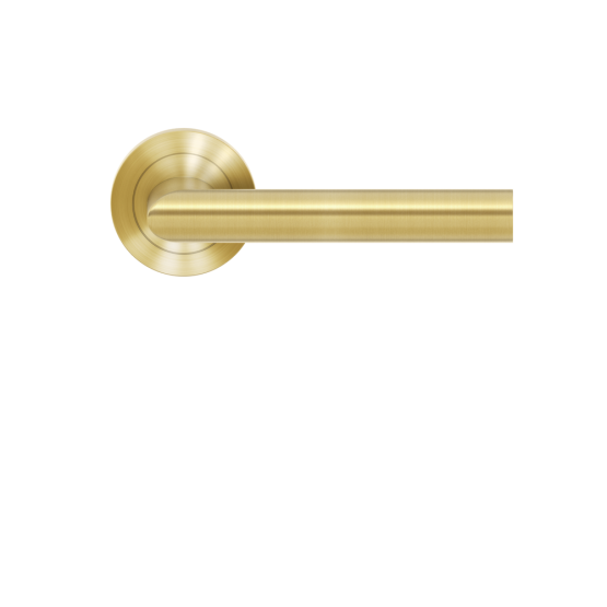 Karcher Studio ER37 88 Satin Brass Door Handle Set