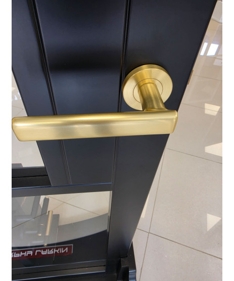  Frigo Lever Handle RM180SB Satin Brass