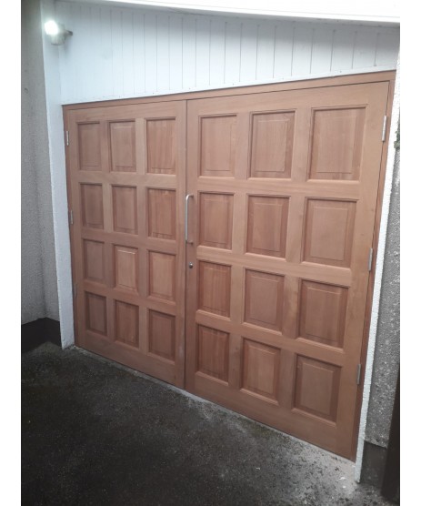 Garage Doors 12 Panel (Double Garage Doors & Frame)