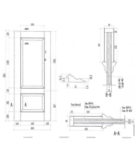 Deanta WR2 FD30 Fire Door