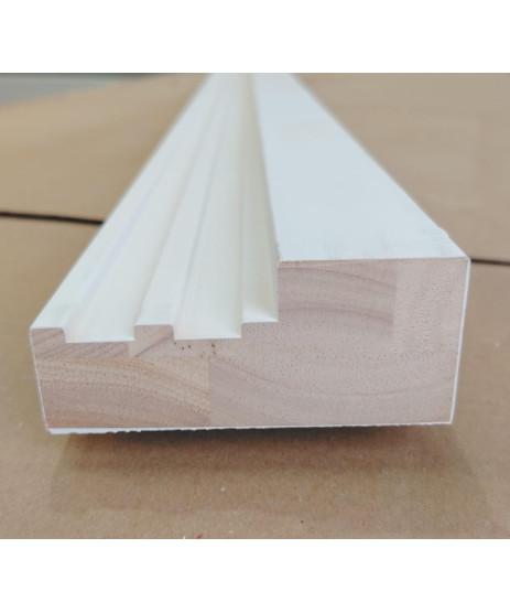 FD60 Primed Hardwood Rebated Fire Frame Set