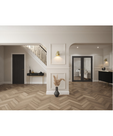 Anthracite Grey Clear Glass Shaker Door