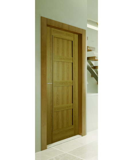 Doras Daiken Limed Oak 4 Panel Door