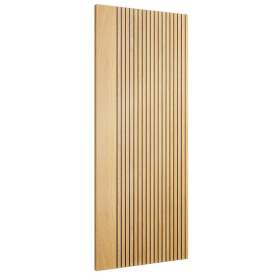 Deanta NM34 Oak & Black Door