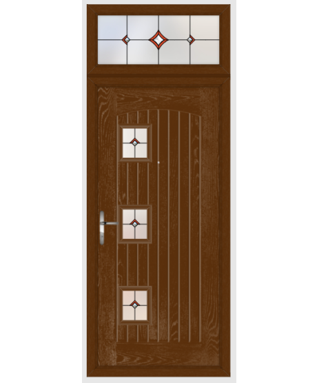 Palladio Paris Door & Fanlight Light oak (Clearance)