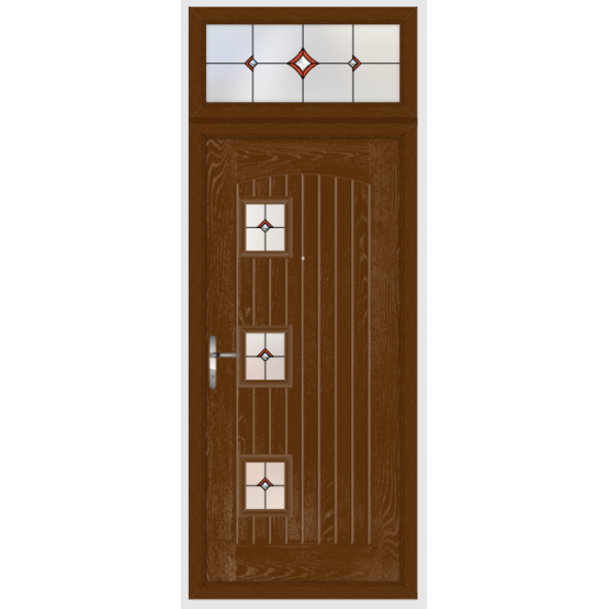 Palladio Paris Door & Fanlight Light oak (Clearance)