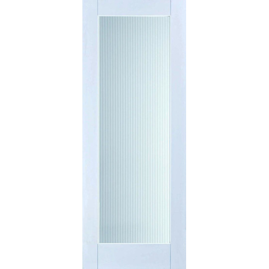 Ionic Reeded Glass Door