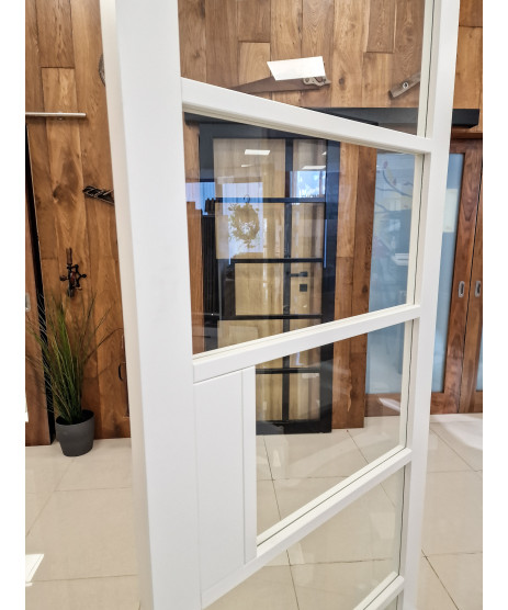 Deanta NM31G White Clear Glass Door