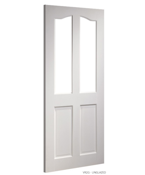 Deanta VR2G Primed White Door (Unglazed)
