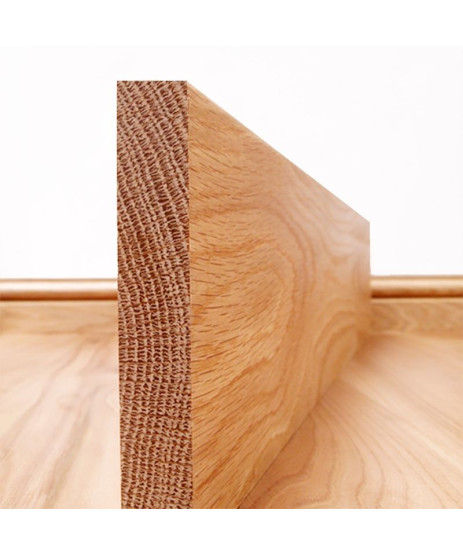 Square Edge Solid oak Skirting