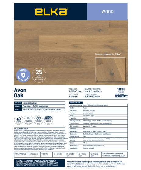 Avon Oak Elka Hardwood Floor