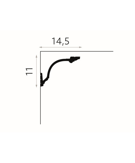 MD156 Light Guard 200 x 11 x 14.5 cm Coving