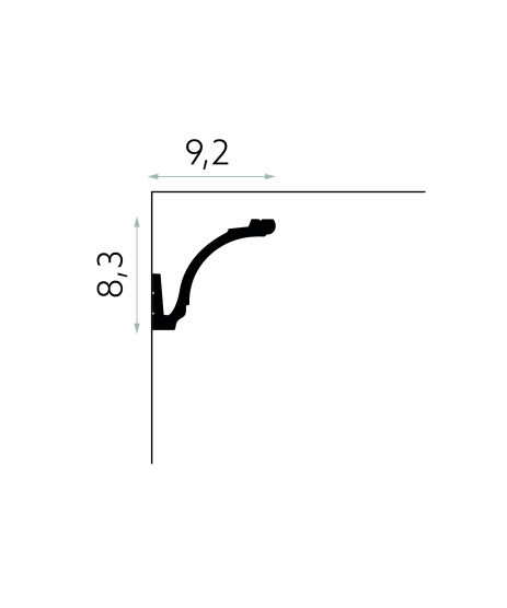 MD161 Light Guard 200 x 8.3 x 9.2 cm Coving