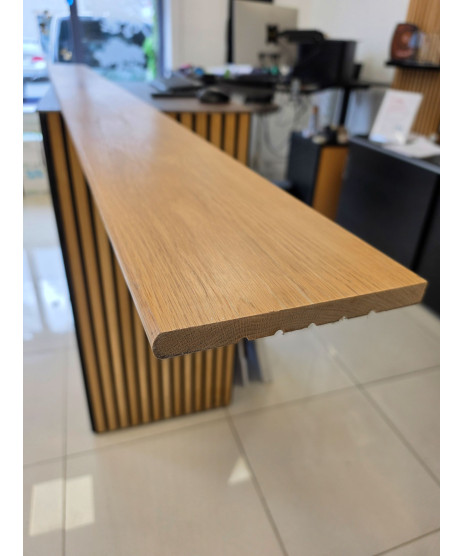 19 x 219mm Pre-Varnished Solid White Oak Window Board (2x2.4m)