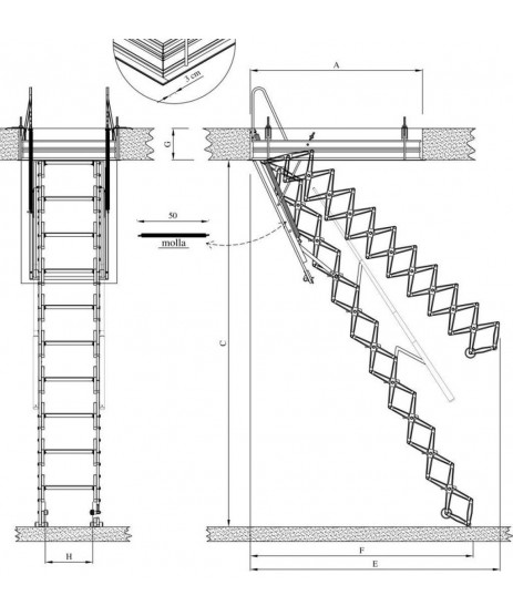 Auto Electric Attic Stairs 