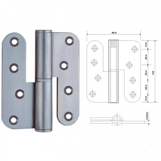 Stainless Steel Lift-Off Hinges1433 S/S