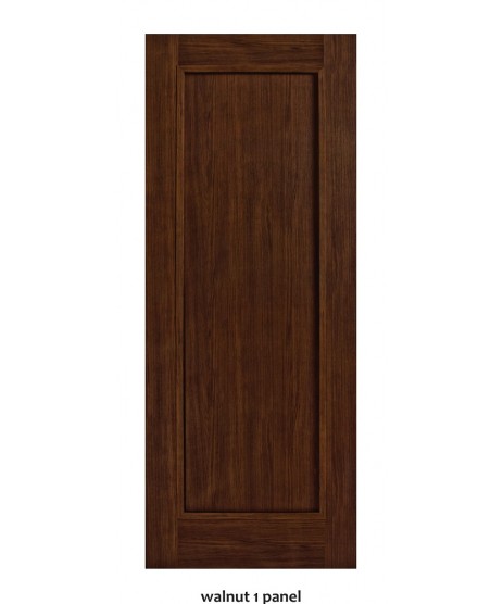  Doras Daiken Walnut 1 Panel Door