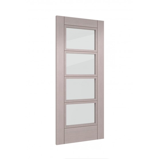 Deanta HP12G Light Grey Ash Clear Glass Door 