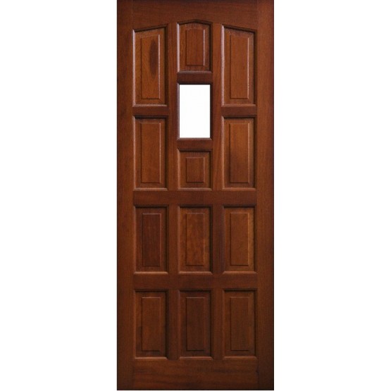External Door Mahogany Timber  Solid  Door Glazed(0013) Elizbethan
