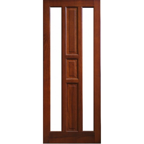 External Door  Mahogany Timber Glazed Door(0021) (Hollywood)