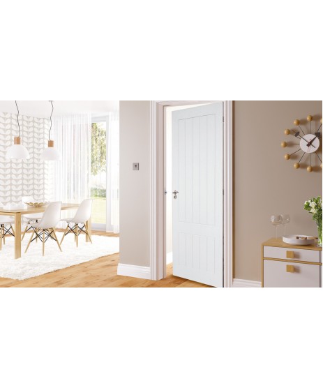 Deanta HP38G Unglazed Primed White Door