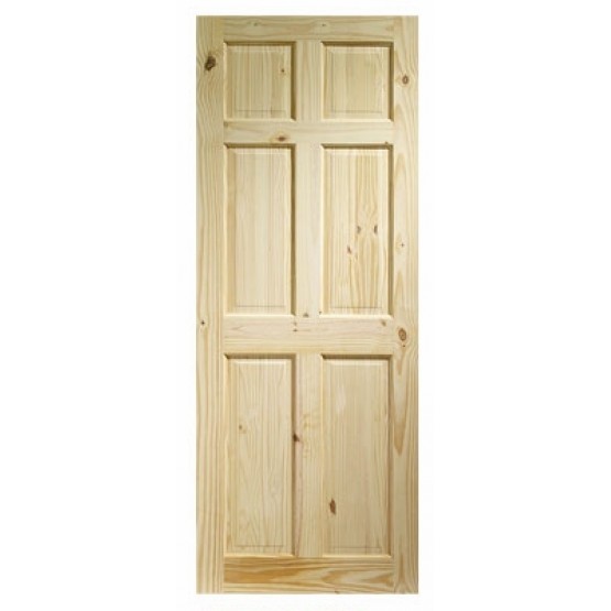 Deanta VR3 6 Panel Red Deal Door