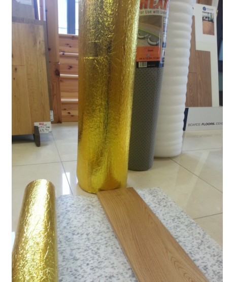 Underlay Gold Foil Soundbarrier (Woodlux) 10M Roll