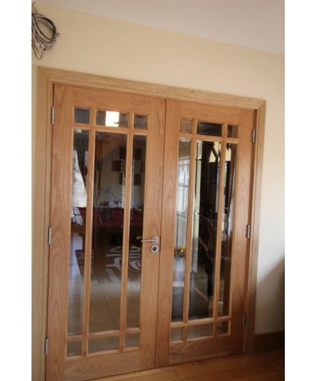 Deanta NM5G Oak Door (glazed)
