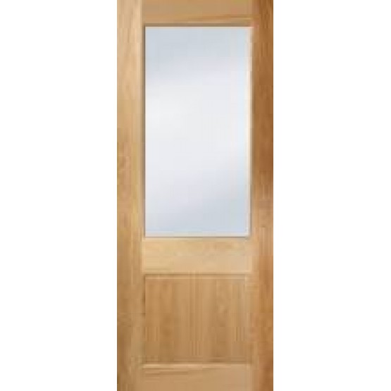 Seadec Albany Oak Door (Clear Glass)