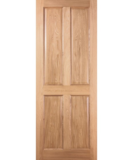 Deanta NM4 Oak 4 Panel Door 