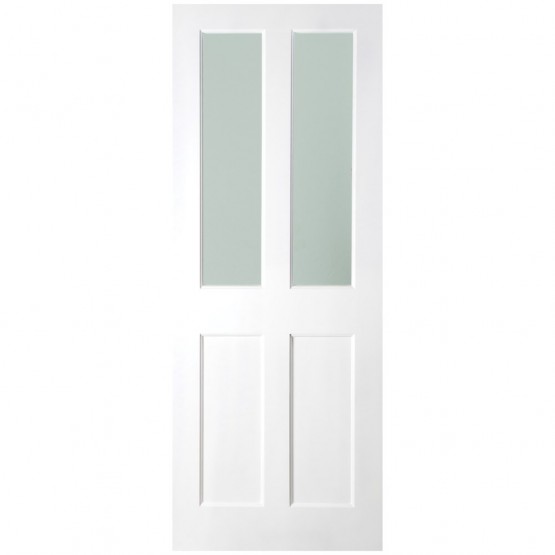 Waterford White Primed 2 Panel Door (Unglazed)